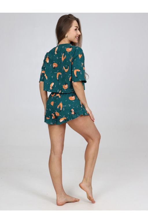 Пижама женская П-124.05 Лисы - Хороший трикотаж фото 3