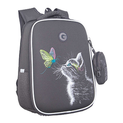 RAw-694-3 Рюкзак школьный с чехлом для мелочей - Grizzly фото 23
