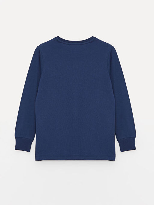 Bisiklet Yaka Y?lba?? Temal? Uzun Kollu Erkek ?ocuk Pijama Tak?m? - Waikiki фото 3