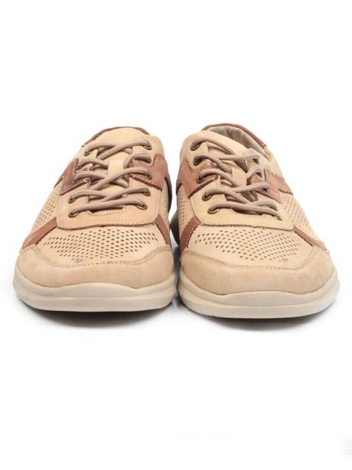 Б699А-3 BEIGE Полуботинки мужские (натуральная замша) - Фабричный китай фото 7