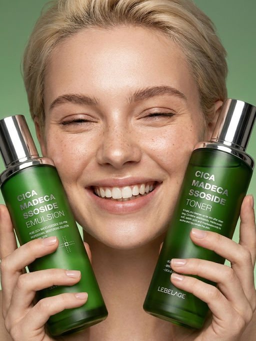 Lebelage Набор для комплексного ухода за кожей с центеллой / Cica Madecassoside (Toner, Emulsion, Ampoule, Cream)