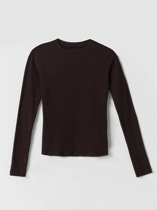 Комплект домашний женский коричневый из рибаны - Mark formelle фото 6