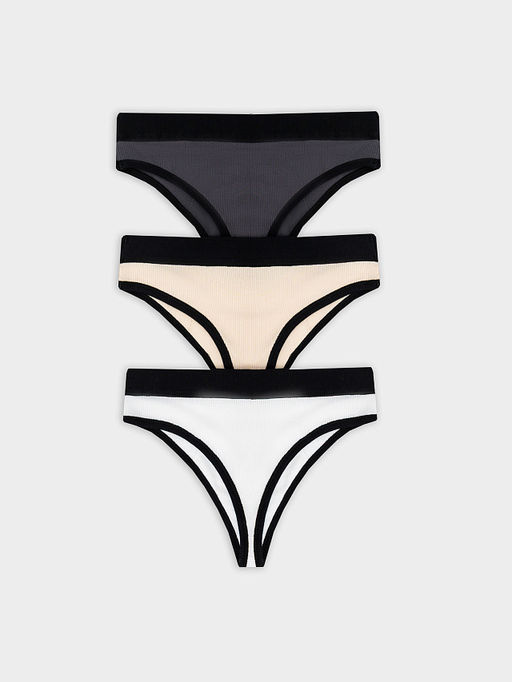 Трусы бразилиана женские в наборе, 3 шт - Mark formelle фото 5