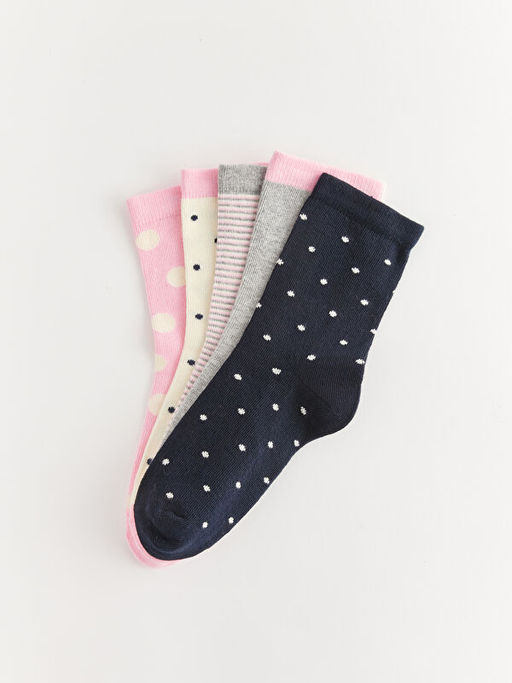 Puantiyeli K?z ?ocuk Soket ?orap 5li - Waikiki фото 2