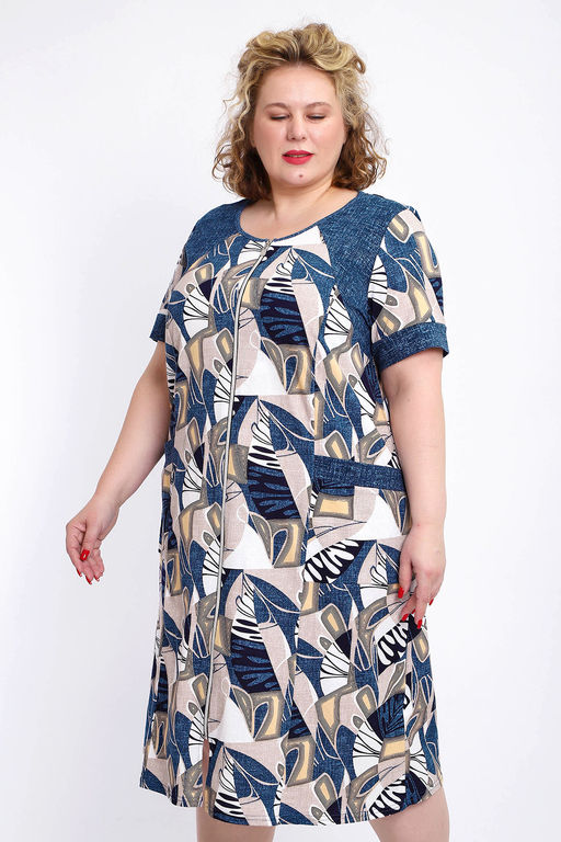 Халат 004 домашний на молнии