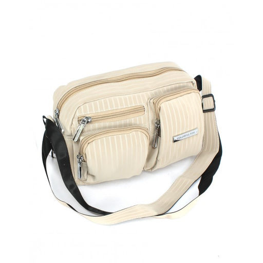 Сумка женская текстиль CF-997, 1отд, плечевой ремень, бежевый SALE 264795 - Bobo фото 6