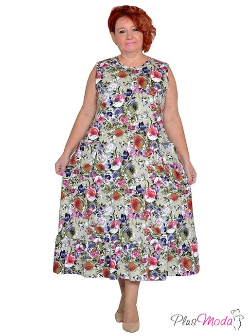 Платье Модель №1899 размеры 44-84 - Plusmoda фото 2