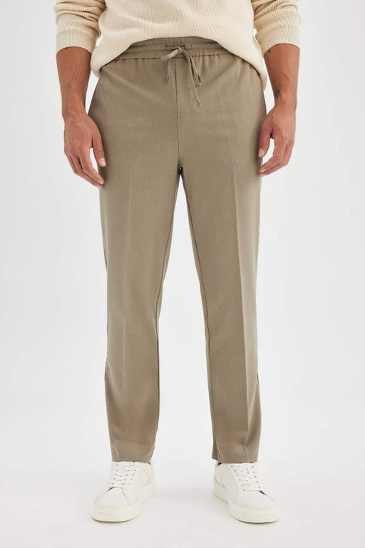 Брюки прямого кроя Jogger, эластичные во всех направлениях - Defacto фото 4