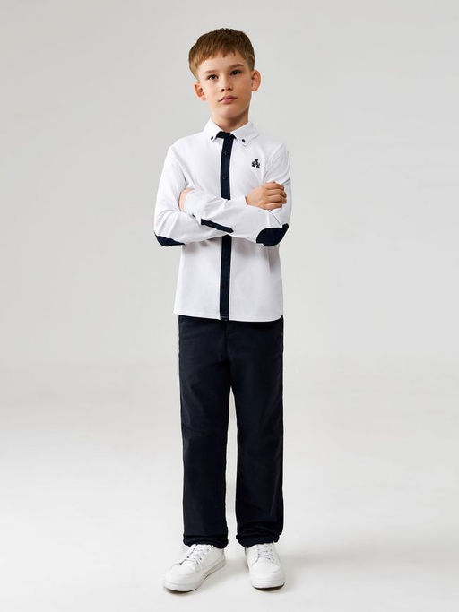 ACOOLA / Сорочка-поло верхняя для мальчиков Platypus белоснежный фото 10