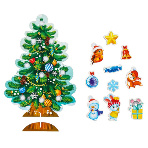 Головоломка. Липучки Наряди ёлочку - Лесная мастерская фото 12