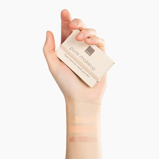 Трио палетка теней для век Pure Makeup, 5.1 г