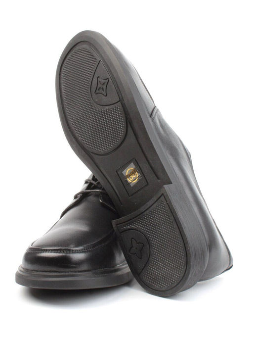 03-DYL60-1 BLACK Полуботинки женские (натуральная кожа)