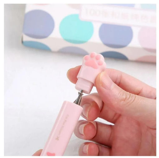 Ножницы мини складные и острые 8.7 см Лапка котика - Zebo фото 6