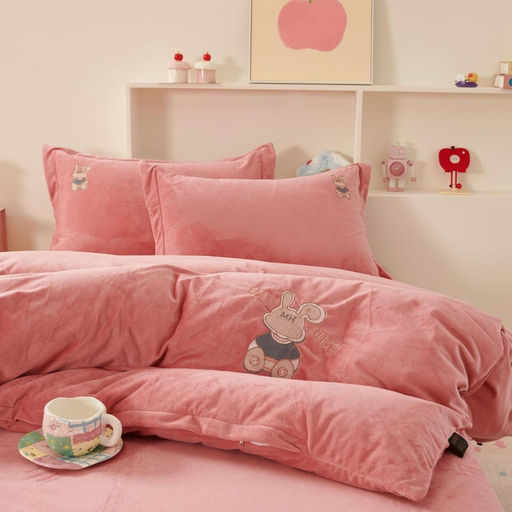 Велюровый КПБ Candies Детский Milk Velvet VCANMV04 1.5 спальный