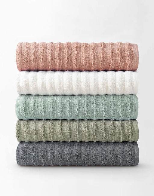 -13% Полотенце Волна 70х140 см Кремовое - Ecotex фото 5