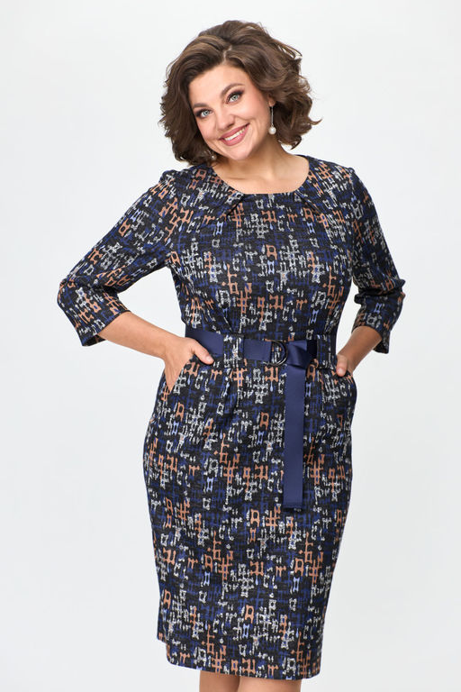 Платье Bonna Image 874 синий  фото 2