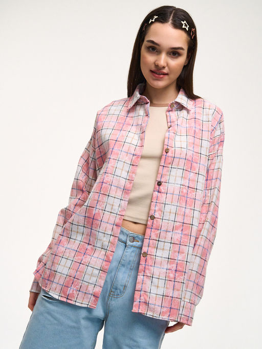 Рубашка розовый CN25123FL1 - Nota bene фото 8