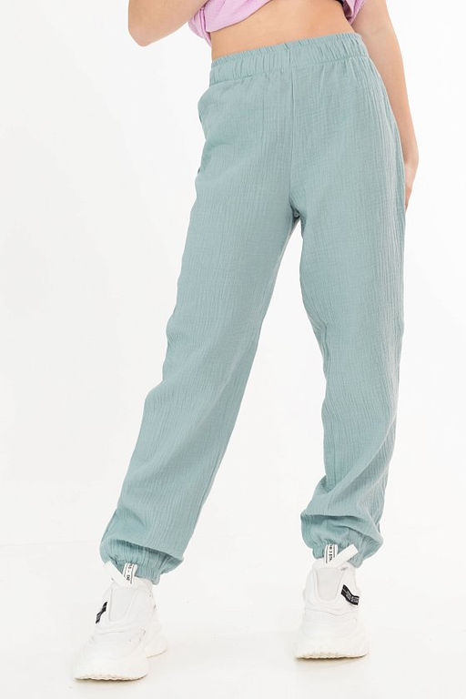 Брюки М223023е Шалфей светлый - Елена фото 3