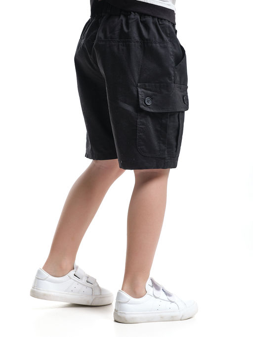 Шорты карго для мальчика 33-7972 черный - Mini maxi фото 9