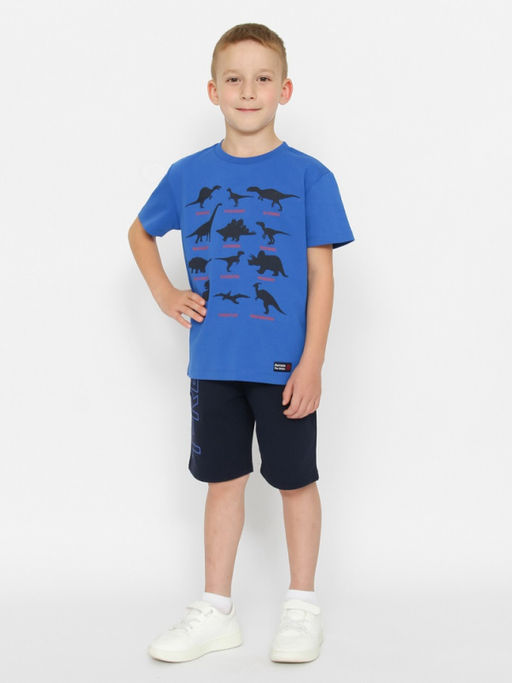 CRB wear/CWKB 63705-42-387 Футболка для мальчика,синий/Ex.Cherubino  фото 2