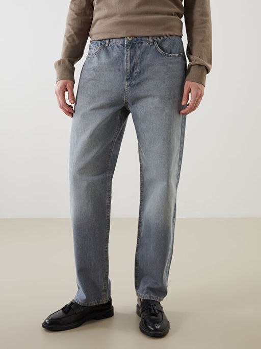 Baggy Fit Erkek Jean Pantolon
