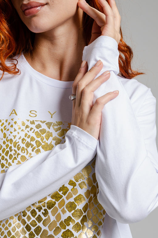 8519/1 Футболка с длинным рукавом женская