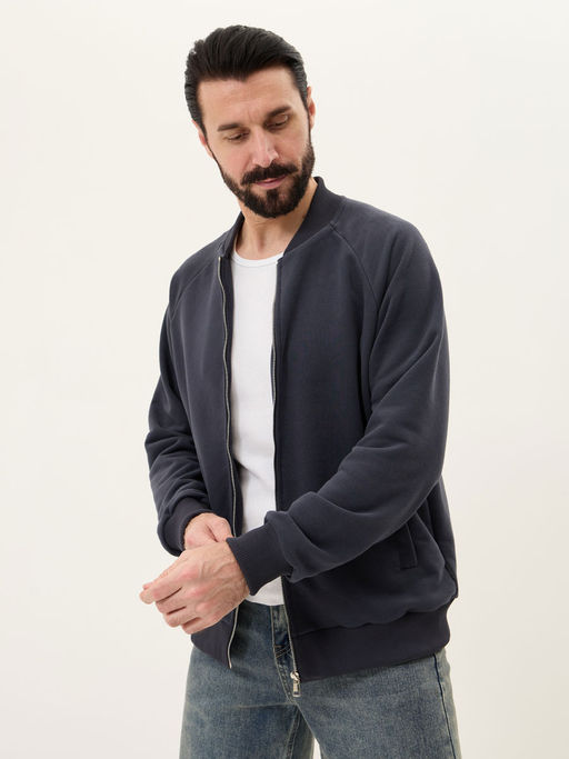 Толстовка мужская 25134-530 футер графитовый