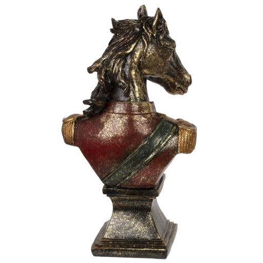 Фигурка декоративная "Бюст лошади", L13 W8 H24 см