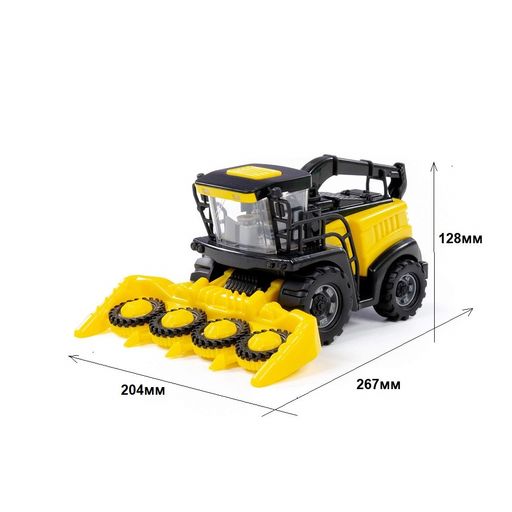 Комбайн "Полесье" №2 (92229) инерц., в сеточке 26,7*20*13см, Полесье