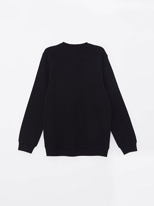 Bisiklet Yaka Uzun Kollu Erkek Sweatshirt - Waikiki фото 2