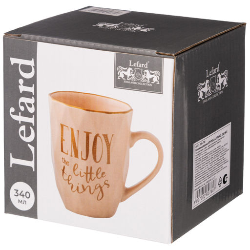 КРУЖКА LEFARD, 340 МЛ 12*8,6*10,3СМ  фото 2