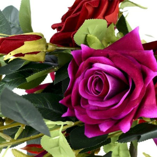 Цветок искусственный Роза 3 бутона 90 см / 0341-58 /уп50/400/ - Галеонтрейд фото 8