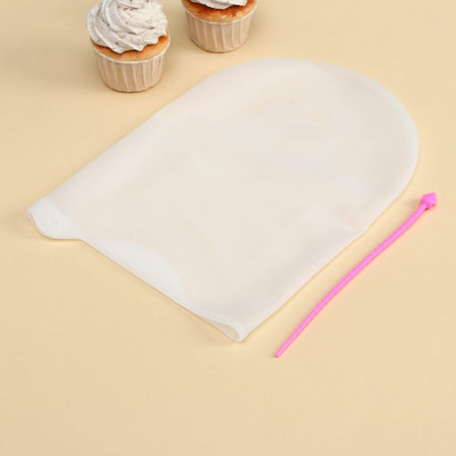 Мешок для замешивания теста Доляна Бронк, 35?22 см, белый  фото 5