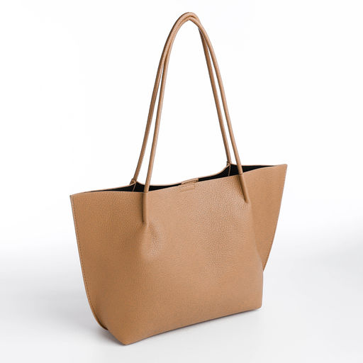 Сумка жен 29*11*27, отд на молнии, длин ремень, мал сумка, бежевый - Simaland фото 3