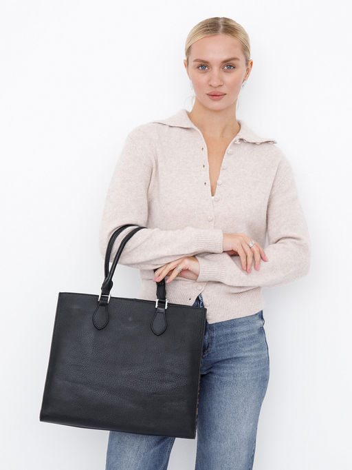 Сумка 2130Y apricot black Polina&Eiterou