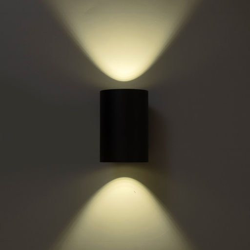 Бра BayerLux «Алпин», 1хLED, 2 Вт, 4000К, IP66, чёрный, 9×11×15 см