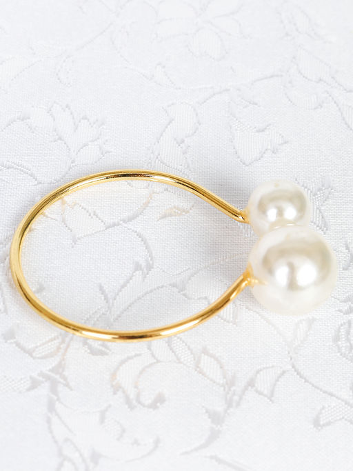 Кольца для салфеток 6 штук Бусины Золото / JG03 /уп 200/ - Галеонтрейд фото 9