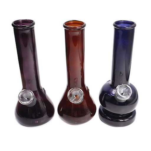 Бонг стекло Glass h-15см d-3см L-7см цвета в ассортименте