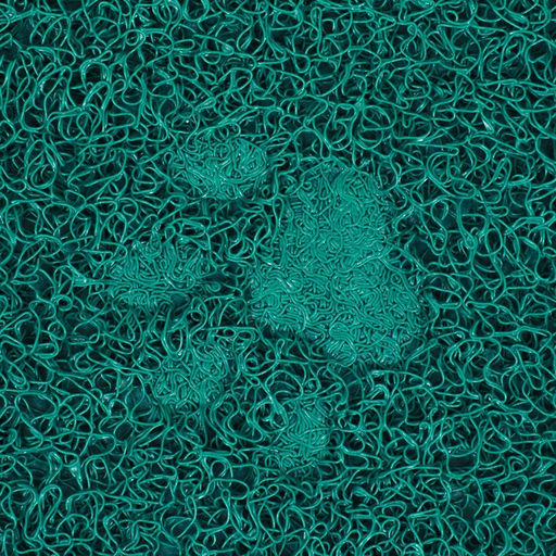 Коврик 2-в-1 под миску/туалет животных Следы, 40 х 30 см, зелёный - Пижон фото 4