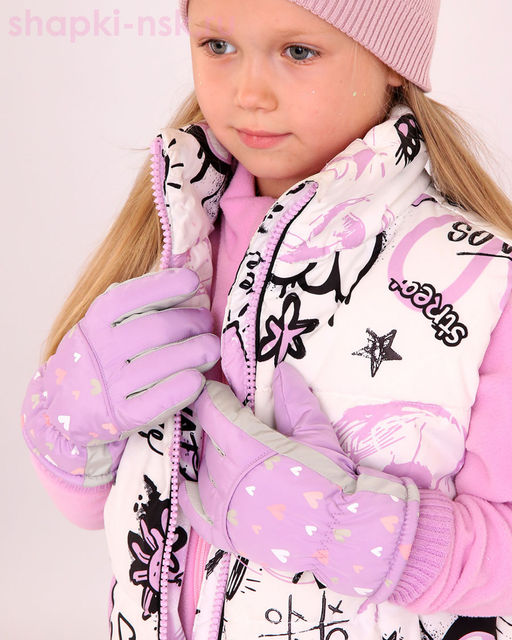 050-TCH Перчатки для девочки (3-5 лет)