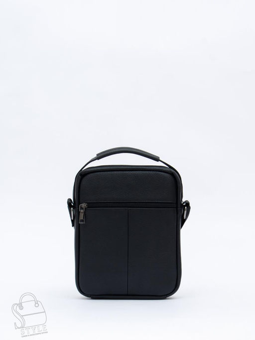 Сумка мужская кожаная 9747H black Heanbag