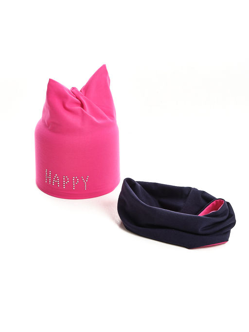 Комплект (шапка+снуд) UD 3024 малина - Mini maxi фото 5