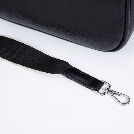 Сумка-багет на молнии, с кошельком, цвет чёрный - Simaland фото 5