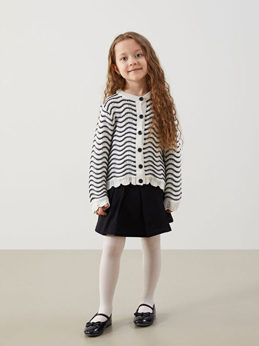 Bisiklet Yaka K?z ?ocuk Triko H?rka