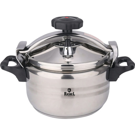 Скороварка 3л из нержавеющей стали, 2 крышки (10228010/151025/5317689, Китай) (R-318) /RASHEL/