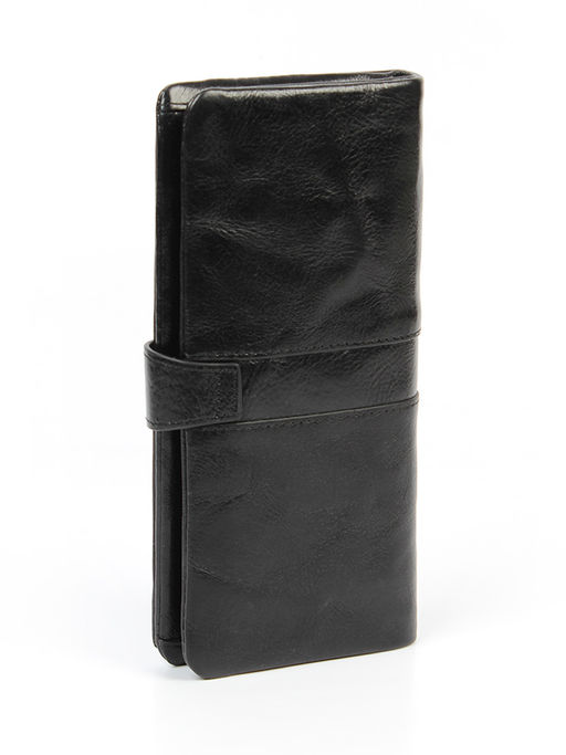 LACCOMA клатч V165-5-38-черный натуральная кожа