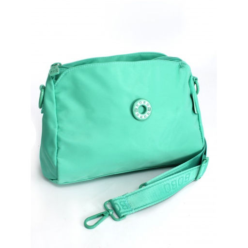 Сумка женская текстиль BoBo-6103, 3отд, плечевой ремень, зеленый 264201