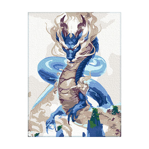 Картина по номерам "Небесный дракон" 40х30