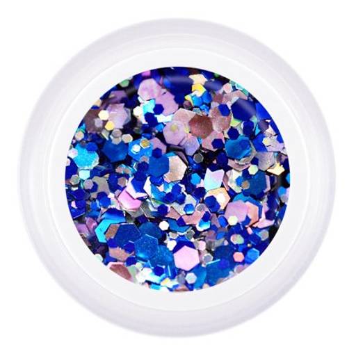 Гель для дизайна Gel Glanz Nixie (синий микс)