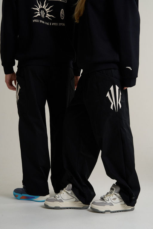 Брюки карго текстильные Черный KAI Woven Casual Pants - Anta фото 3